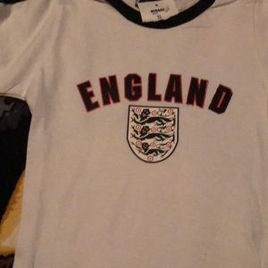 Small youth England T Shirt new great gift